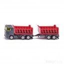 SIKU 1685 CIĘŻARÓWKA WYWROTKA Z PRZYCZEPĄ