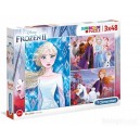 CLEMENTONI 25240 PUZZLE KRAINA LODU 3x48 EL.