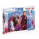 CLEMENTONI 27274 PUZZLE KRAINA LODU 104 EL.