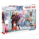 CLEMENTONI 28513 PUZZLE KRAINA LODU 24 EL. MAXI