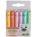 HAPPY COLOR ZAKREŚLACZE MINI 6 SZT PASTEL FEELINGI