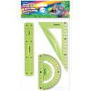 BAMBINO ZESTAW GEOMETRYCZNY 3 EL. FLEXI 15 CM