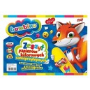 BAMBINO ZESZYT PAPIERÓW KOLOROWYCH A4 SAMOPRZYLEPN