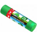 KUCHCIK WORKI NA ŚMIECI MOCNE 60L x 10 SZT Z TAŚMĄ