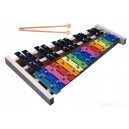 DZWONKI 27 TONOWE DREWNIANE CYMBAŁKI KOLOROWE