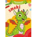MALUSZKOWE MALOWANIE SMOKI KOLOROWANKA