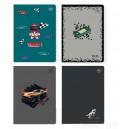 ZESZYT A5 16 KARTEK KRATKA UV BOYS INTERDRUK