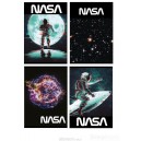 ZESZYT SPACE A5 32K LINIA PODWÓJNA LAMINOWANY