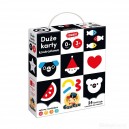 CZU CZU DUŻE KARTY KONTRASTOWE DZIECI 0-3 M CZUCZU