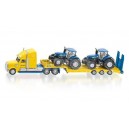SIKU 1805 CIĘŻARÓWKA Z TRAKTORAMI NEW HOLLAND