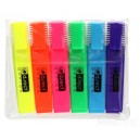 ZAKREŚLACZE ZAKREŚLACZ 6 KOLORÓW W ETUI D.RECT