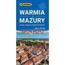 MAPA ATRAKCJI TURYSTYCZNYCH WARMIA I MAZURY 1:225 000 COMPASS W.3