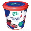 KLOCKI CLICS CB197 WIADERKO 8w1 KONSTRUKCYJNE 127el. STRAŻ POŻARNA