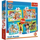 TREFL 34346 PUZZLE 4w1 PSI PATROL