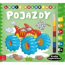 LUBIĘ KOLOROWAĆ POJAZDY KREDKA SEGMENTOWA AKSJOMAT