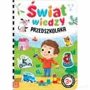 ŚWIAT WIEDZY PRZEDSZKOLAKA KSIĄŻECZKA Z NAKLEJKAMI 3+ AKSJOMAT