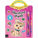 UKOCHANE PUPILE ZACZAROWANA KREDKA MALOWANKA Z NAKLEJKAMI AKSJOMAT