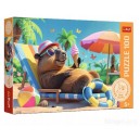 TREFL 16537 PUZZLE 100 RELAKS W STYLU KAPIBARY