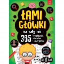 ŁAMIGŁÓWKI NA CAŁY ROK 365 KRZYŻÓWEK, REBUSÓW, LABIRYNTÓW ZIELONA AKSJOMAT