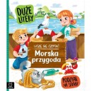 UCZĘ SIĘ CZYTAĆ DUŻE LITERY PODZIAŁ NA SYLABY MORSKA PRZYGODA AKSJOMAT