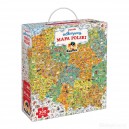 CZUCZU CZU CZU PUZZLE ODKRYWCY MAPA POLSKI 300 EL.